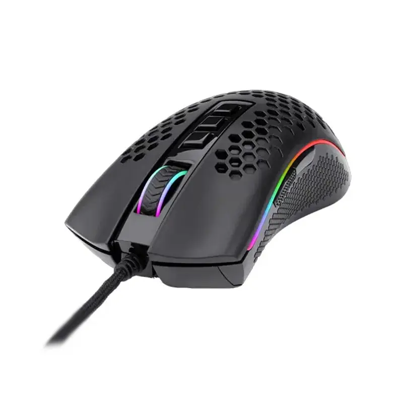 موس سیمدار redragon m808 با طرح لانه زنبوری